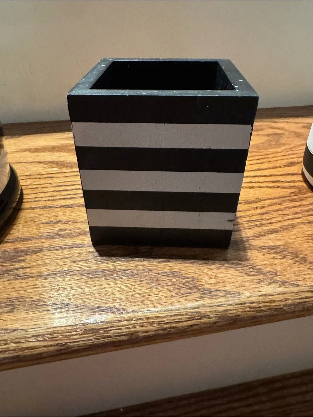 Black and White Striped Home Decor